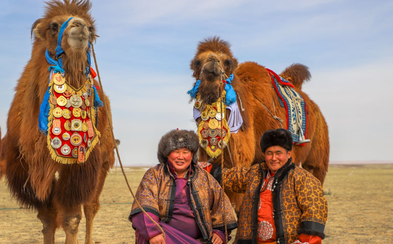 Camel Festival Gobi desert